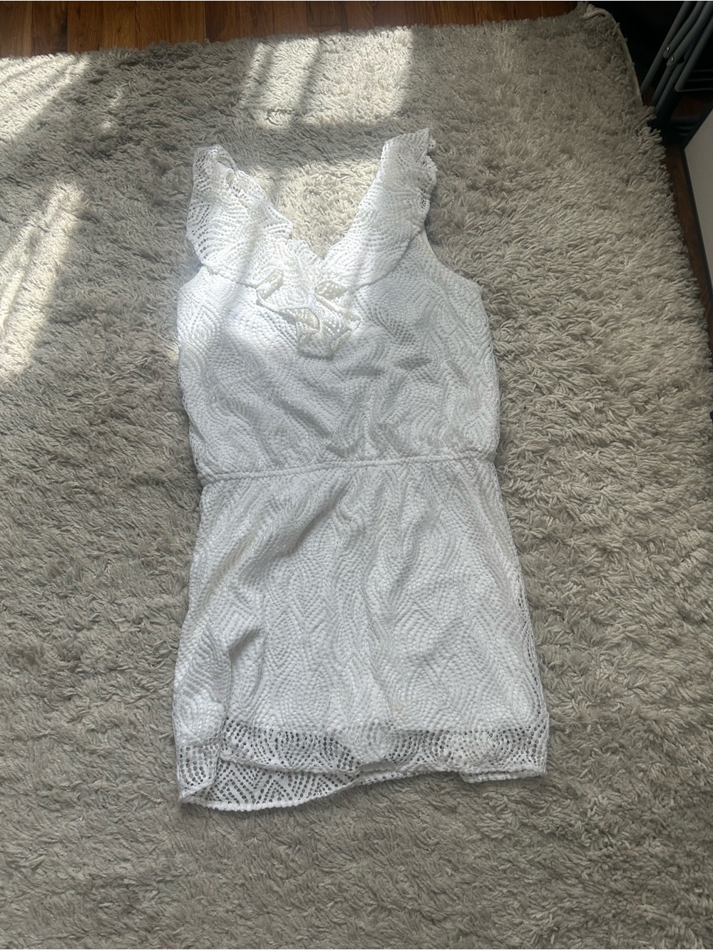 Lilly Pulitzer White Lace Romper